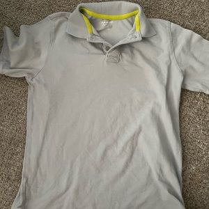 Arizona Boys 14-16 gray polo short sleeve polo shirt